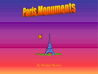 Paris Monuments