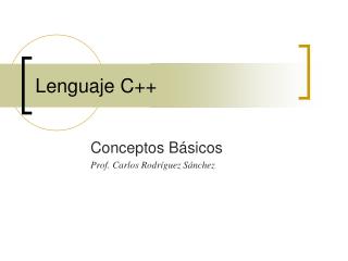 Lenguaje C++