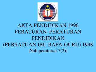 PERLEMBAGAAN PERSATUAAN IBU BAPA-GURU (PIBG) SEKOLAH……………………………………………………….. Nama dan Alamat