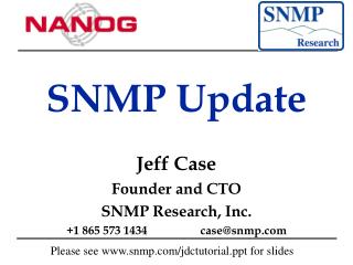 SNMP Update