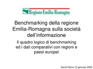 Benchmarking della regione Emilia-Romagna sulla società dell’informazione