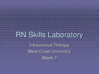 RN Skills Laboratory