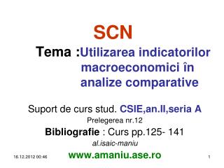 Suport de curs stud. CSIE,an.II,seria A Prelegerea nr.12 Bibliografie : Curs pp.12 5 - 1 41