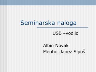 Seminarska naloga