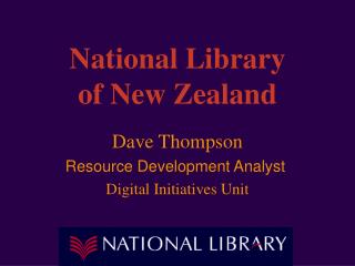 National Library of New Zealand