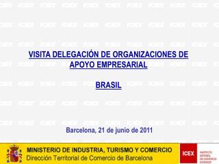 VISITA DELEGACIÓN DE ORGANIZACIONES DE APOYO EMPRESARIAL BRASIL