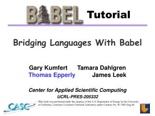 Bridging Languages With Babel