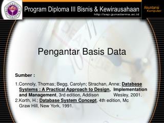 Pengantar Basis Data