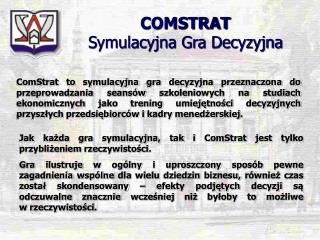 COMSTRAT Symulacyjna Gra Decyzyjna