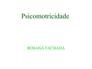 Psicomotricidade