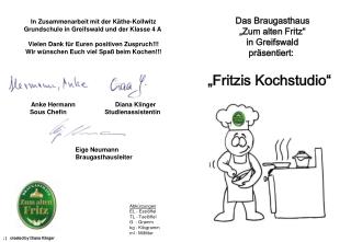 Das Braugasthaus „Zum alten Fritz“ in Greifswald präsentiert: