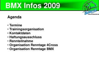 BMX Infos 2009