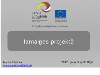 Izmaiņas projektā