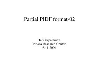 Partial PIDF format-02