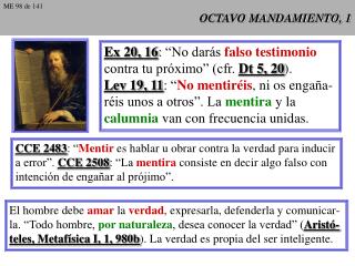 OCTAVO MANDAMIENTO, 1