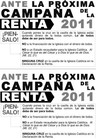 ANTE LA PRÓXIMA CAMPAÑA RENTA 2011