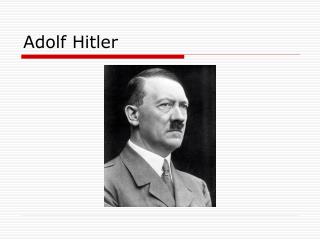 Adolf Hitler