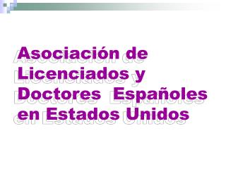 Asociación de Licenciados y Doctores Españoles en Estados Unidos