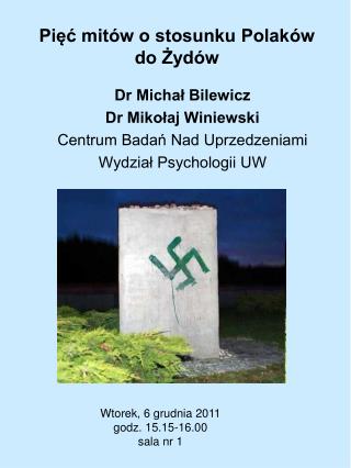 Pięć mitów o stosunku Polaków do Żydów