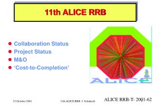 11th ALICE RRB
