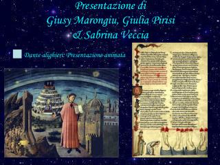 Presentazione di Giusy Marongiu, Giulia Pirisi &amp; Sabrina Veccia