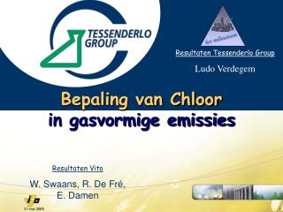 Bepaling van Chloor in gasvormige emissies