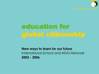 education for global citizenship