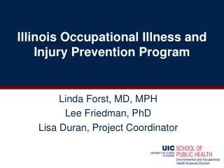 Illinois Occupational Illness and Injury Prevention Program