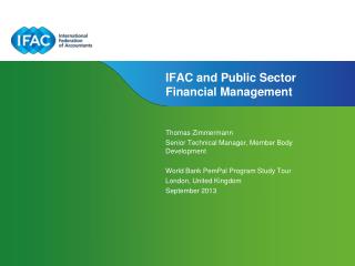 IFAC and Public Sector Financial Management