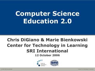 Computer Science Education 2.0