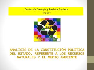 Centro de Ecología y Pueblos Andinos “CEPA”