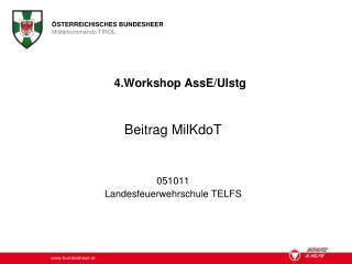 4.Workshop AssE/Ulstg