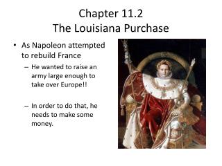 Chapter 11.2 The Louisiana Purchase