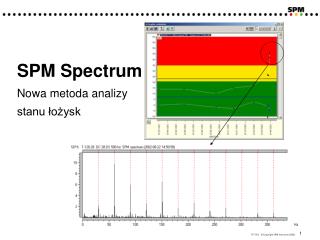 SPM Spectrum Nowa metoda analizy stanu łożysk