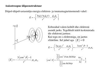 Anisotroopne ülipeenstruktuur