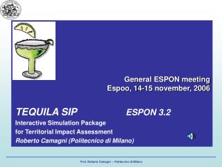 General ESPON meeting Espoo, 14-15 november, 2006