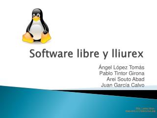 Software libre y lliurex