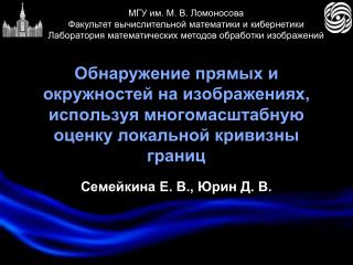 Семейкина Е. В., Юрин Д. В.