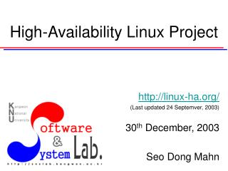 High-Availability Linux Project