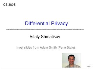 Differential Privacy