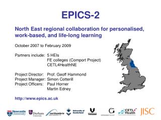 North East regional collaboration for personalised, work-based, and life-long learning