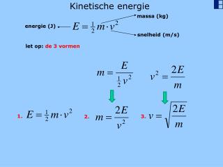 Kinetische energie