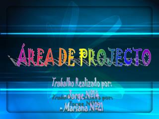 ÁREA DE PROJECTO