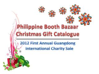 Bazaar and Philippine booth products featured in Guangzhou Morning Post on Nov 16, 2012