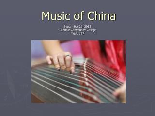 Music of China