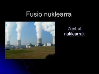 Fusio nuklearra