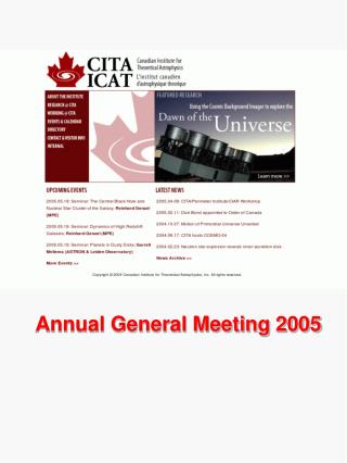 Annual General Meeting 2005