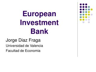 European Investment Bank