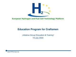 Education Program for Craftsmen