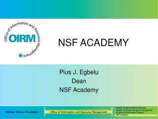 NSF ACADEMY